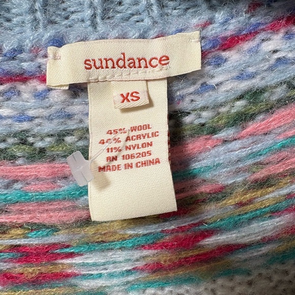 Sundance Fair Isle Wool Floral Cardigan - Picture 4 of 4